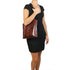 Patty - Leather convertible backpack shoulderbag